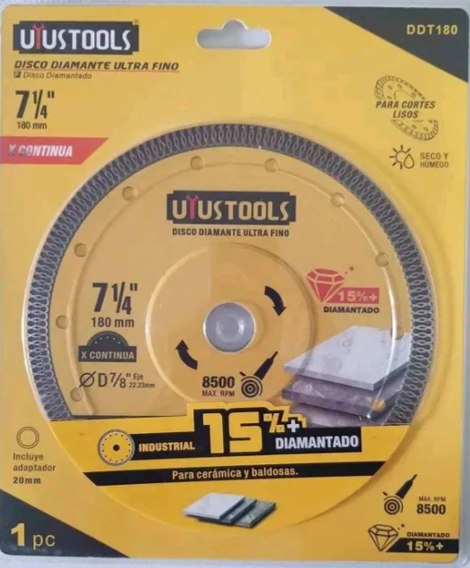 DDT180 – DISCO DIAMANTE ULTRA FINO 180MM (1.6MM)